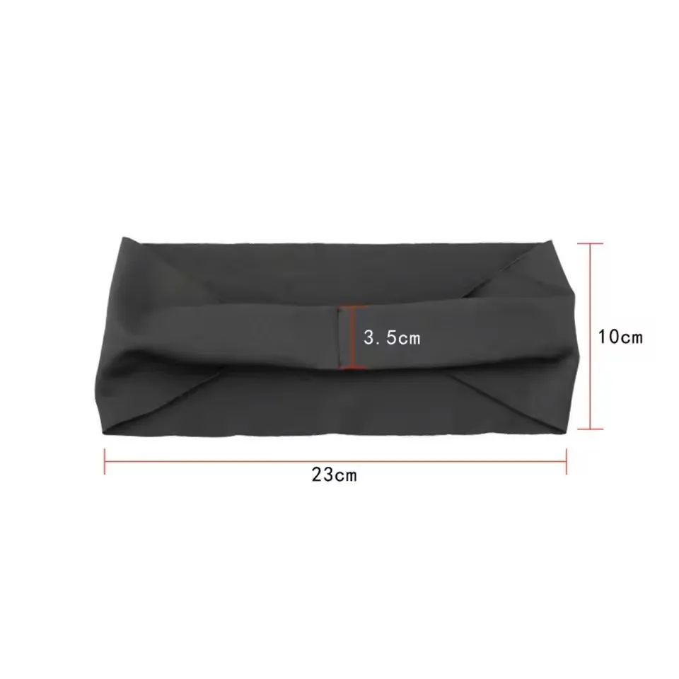 Elastic Sports Headbands Sweat Absorption Headdress Quick Dry Workout Headband Anti-slip Breathable Sweatbands for Yoga Running 썸네일 6