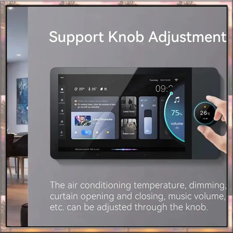 BAAZ HOT Tuya Panel Control Wifi Zigbee Devices Tuya Zigbee Gateway Build In 6 Inch Nspanel Tuya Smart Home Control Panel