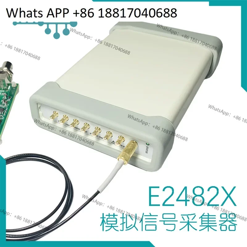 E2482 Analog Signal Acquisition/Ethernet/Python/NumPy/24Bit/256Ksps/8CH/ADC