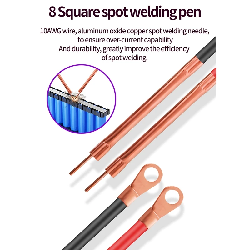 A98E-K99 Mini Automatic Spot Welder DIY Kit 99 Gear Adjustment 0.1-0.3Mm Nickel Sheet 18650 Lithium Battery Spot Welder Pen