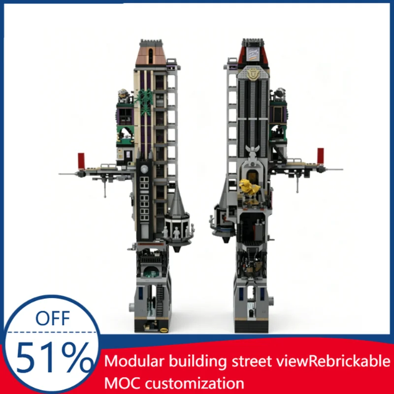 

5504Pcs MOC Customize City Custom Building Blocks Themed Modular City Scene Model DIY Educational Assembly Toy Collectors Gifts