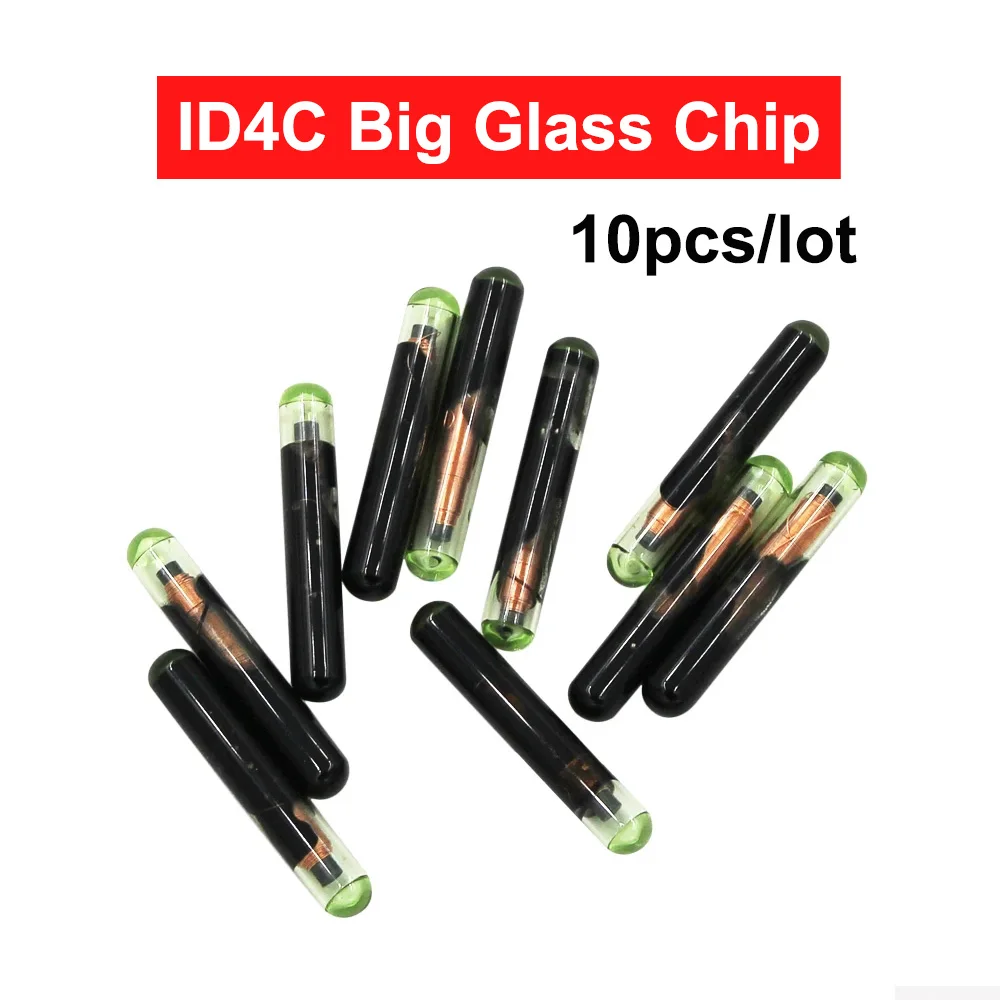 10pcs/lot ID4C Big Glass Chip ( After Market ) ID 4C Car Key Chip for Ford for Toyota for Mazda