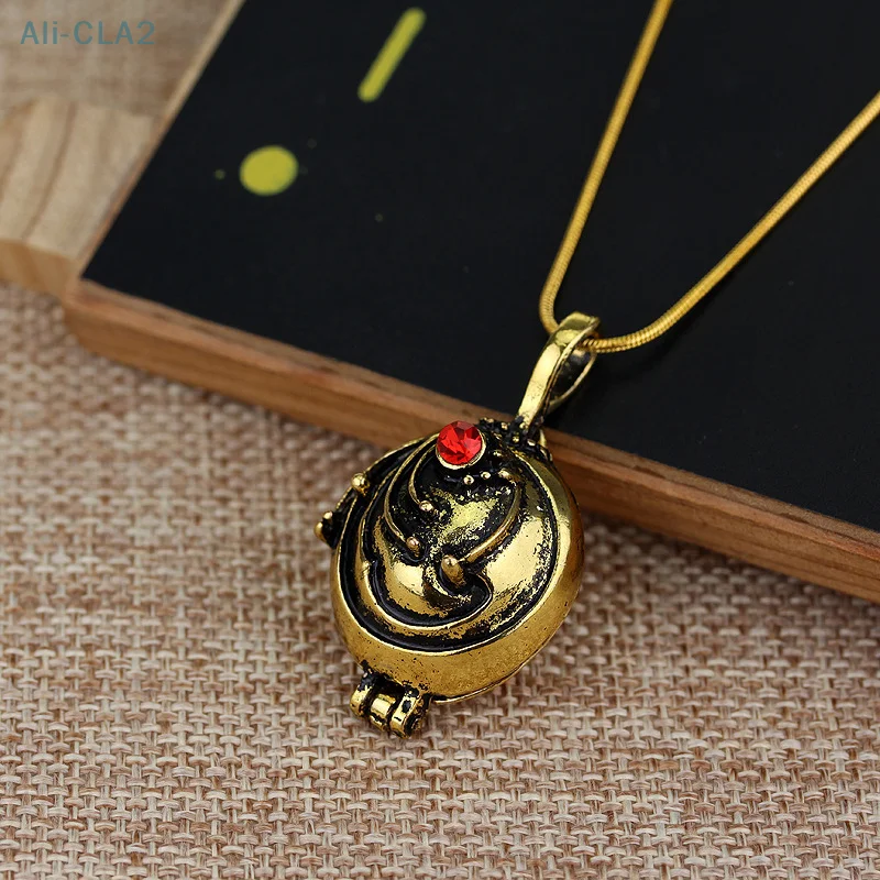 The Vampire Diaries Necklace Elena Gilbert Fashion Vervain Verbena Pendant Photo Locket Jewelry Men Women Christmas Party Gifts