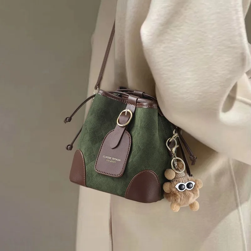

Bucket bag for women 2025 new autumn and winter single shoulder bag small bag versatile high-end fashion commuting crossbody bag