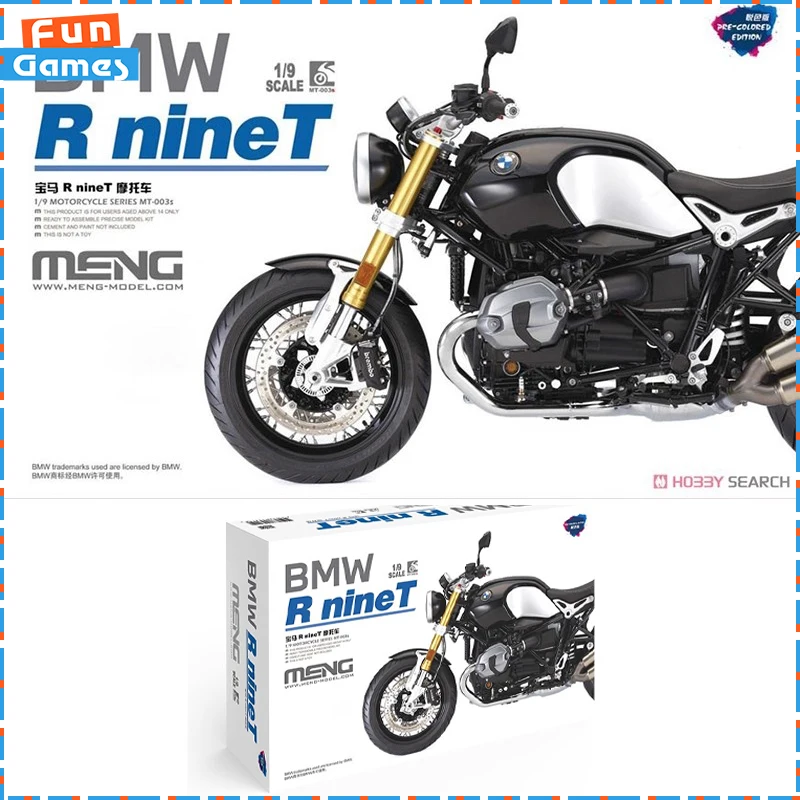 

MENG 1/9 BMW R Ninet Motorcycle Model MT-003S Pre Colored Version Assemble Motorcycle Room Ornament Custom Birthday Gift