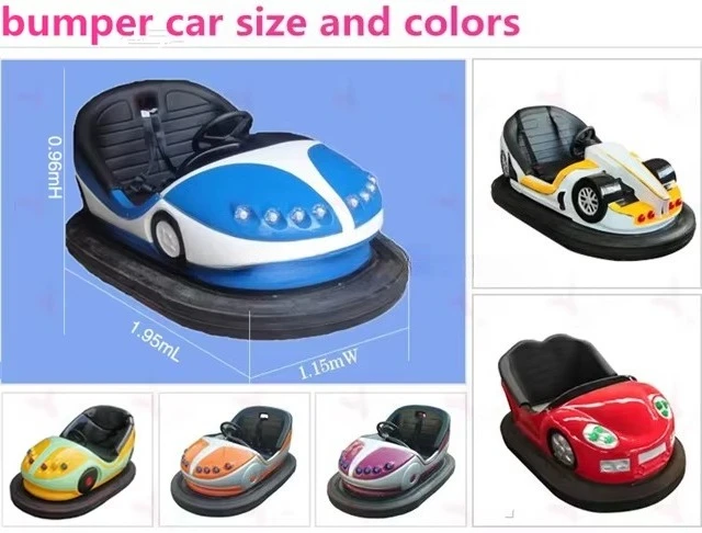 Children and Adults' Electric Bumper Cars Indoor Battery Dodgem for Outdoor Amusement Parks Fiberglass Material Sale