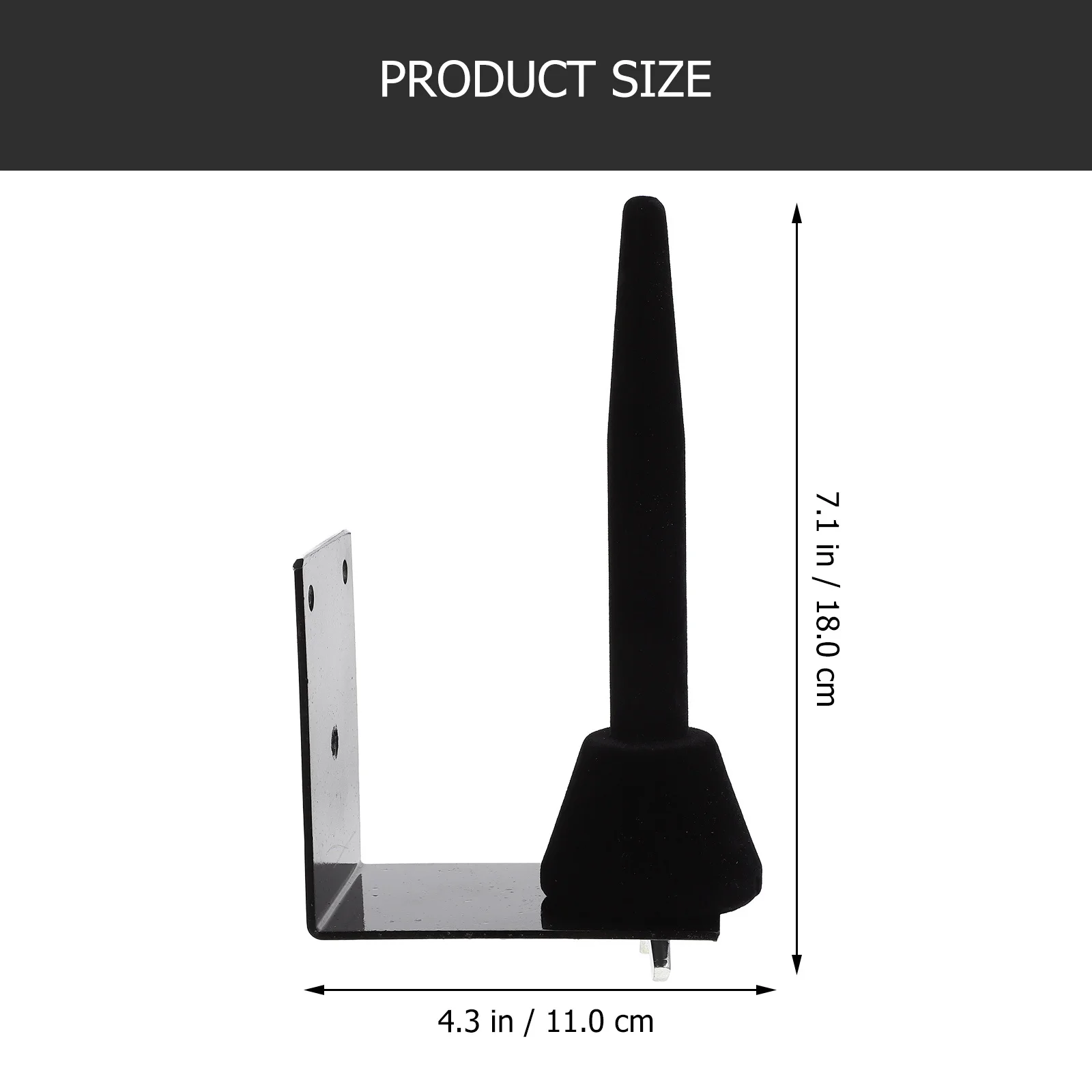 

1Set Wall-Mounted Blackpipe Flute Clarinet Holder Durable Iron Flute Rack Stable Scratch Protection Instrument Support Rack