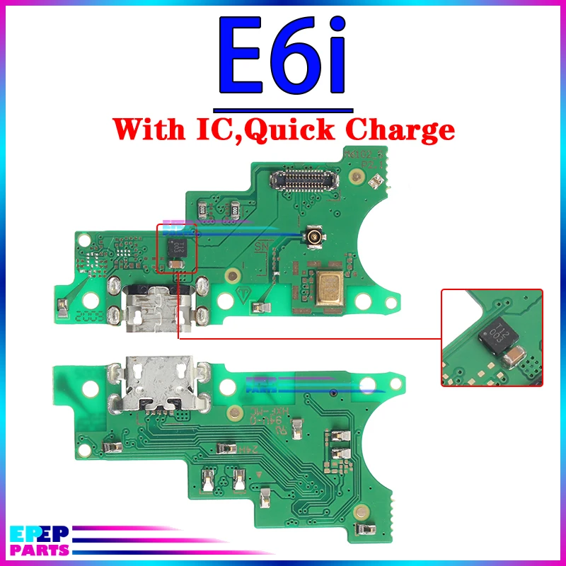 Usb Dock Charger Connector for Motorola Moto E5 E6 E6i E6S E7 E7i Play Go Plus Power Charging Board Module Flex Ports