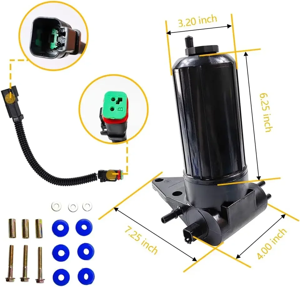 ULPK0038 Diesel Fuel Lift Pump | Fit for Caterpillar Compactors CB434D CP433E 4132A015 4132A016 4132A018