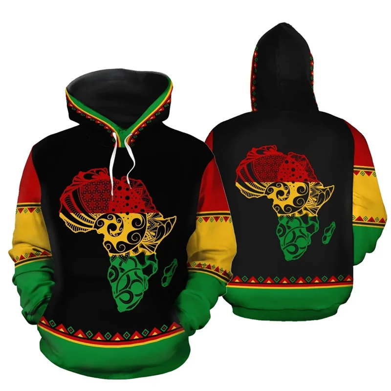 African Unisex Hoodie 3d Printing African I'm A Man Hoodie Fashionmen Women Casual Sweatshirts Sports Pullover Tops Y2k Clothes