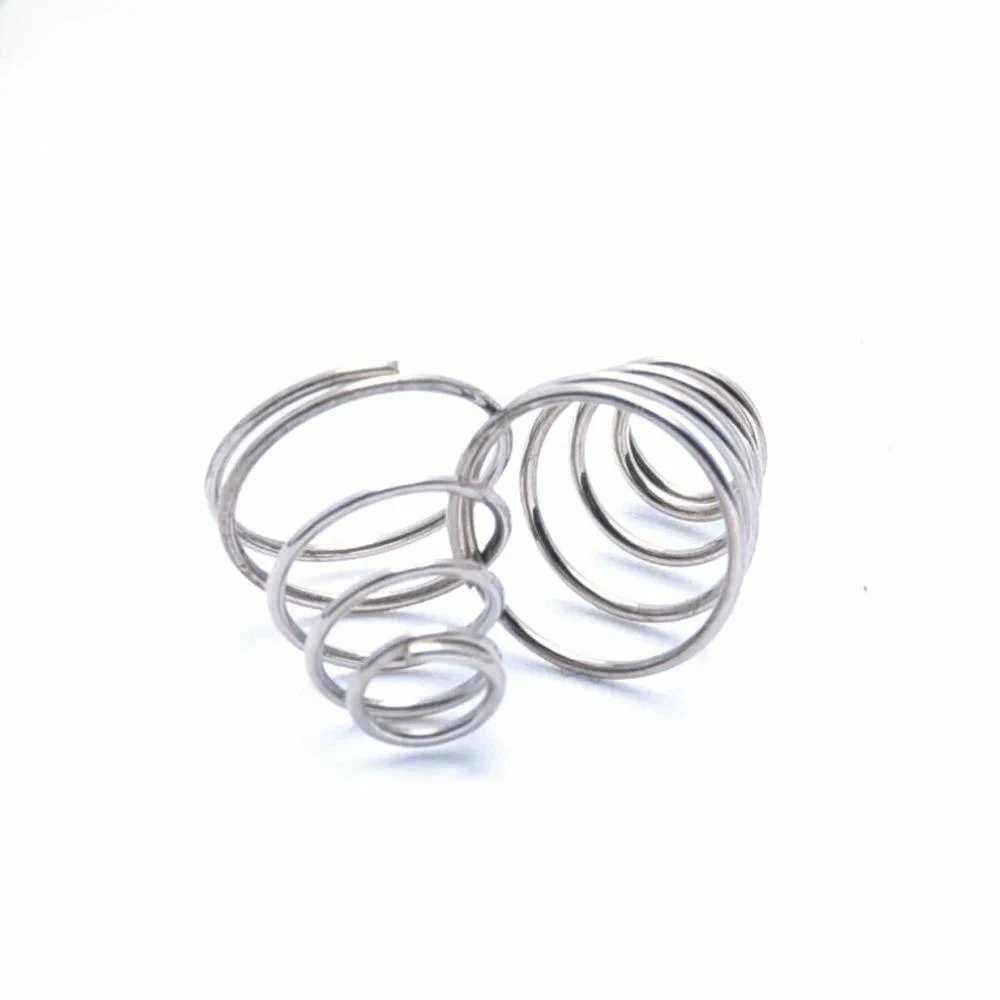 304 Stainless Steel Tower Springs Conical Cone Compression Spring Taper Pressure Spring Primavera Wire Diameter 1mm