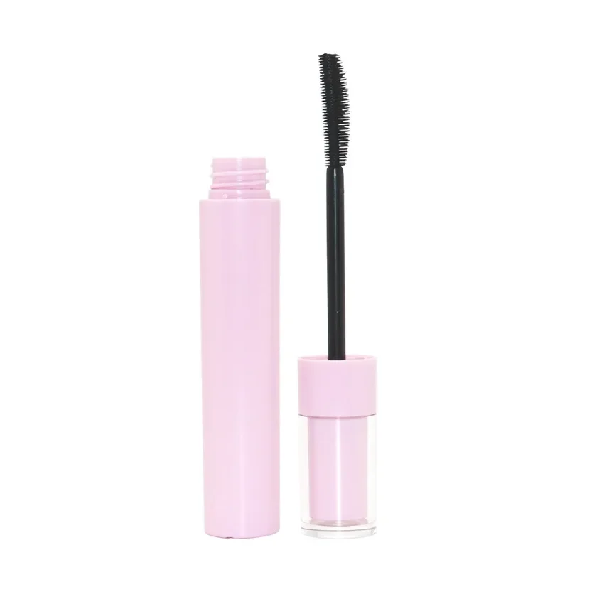 Private Label Thick Mascara Long Lasting Waterproof Lengthening Natural Quick Dry Makeup Custom Logo Wholesale Vegan Pink Tube