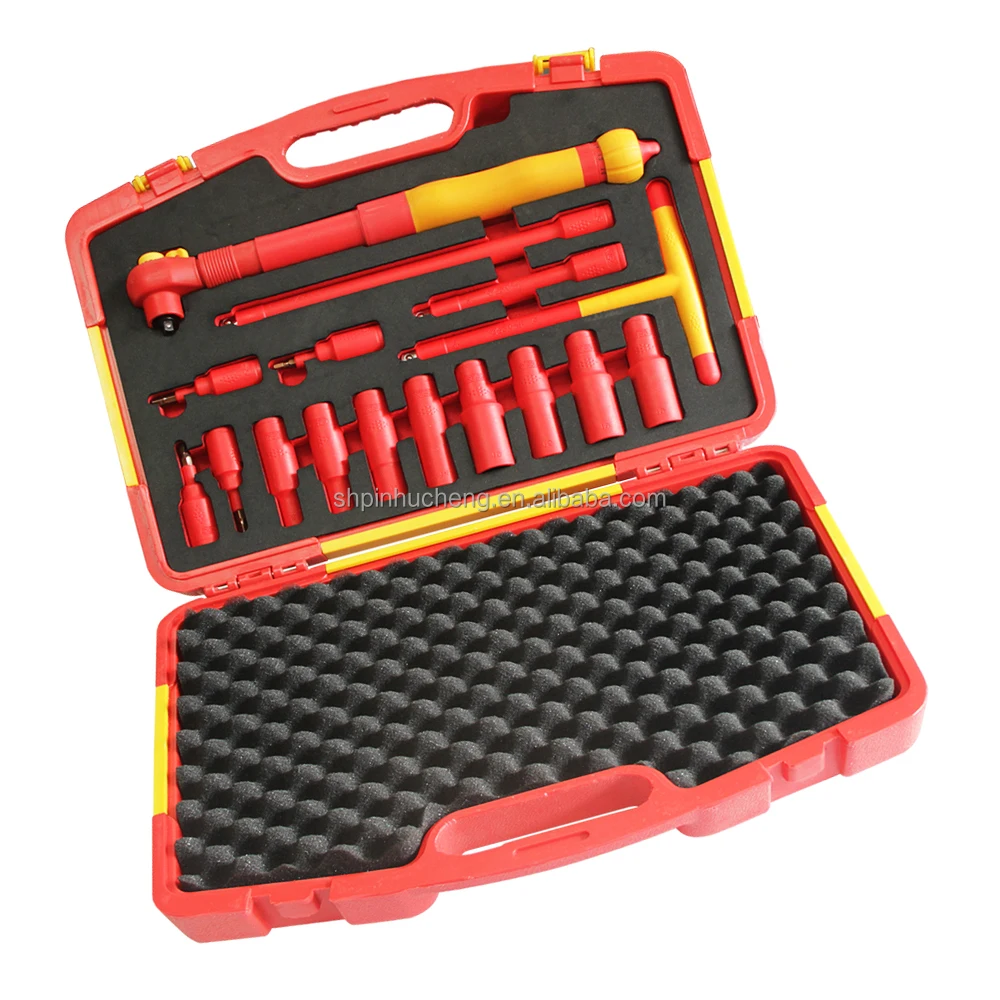 Insulated Torque Wrench 1000V Vde Electric - 16pcs Hardware Tools VDE Insulated 3/8