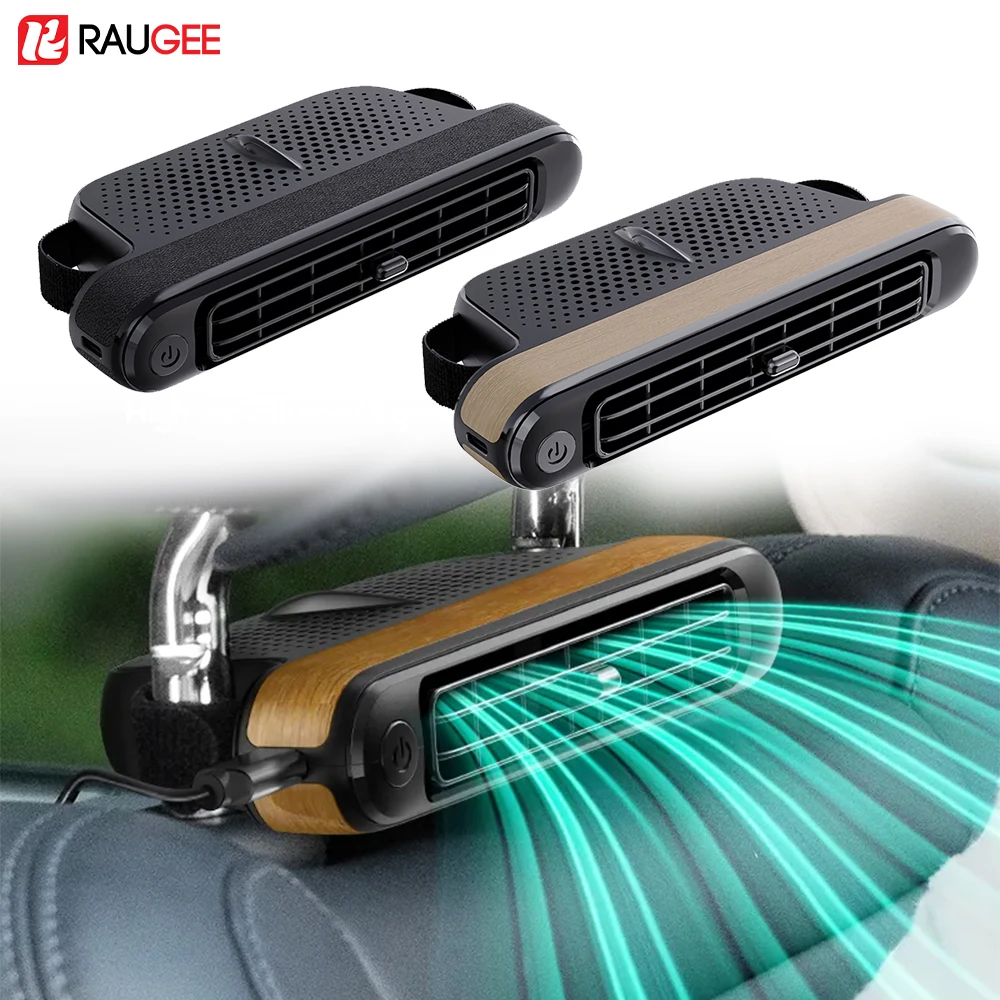 

Portable Car Seat Cooling Fan Electric USB Powerful Air Cooler For Front Rear Seat Back Headrest Cooling Air Fan Car Accessories