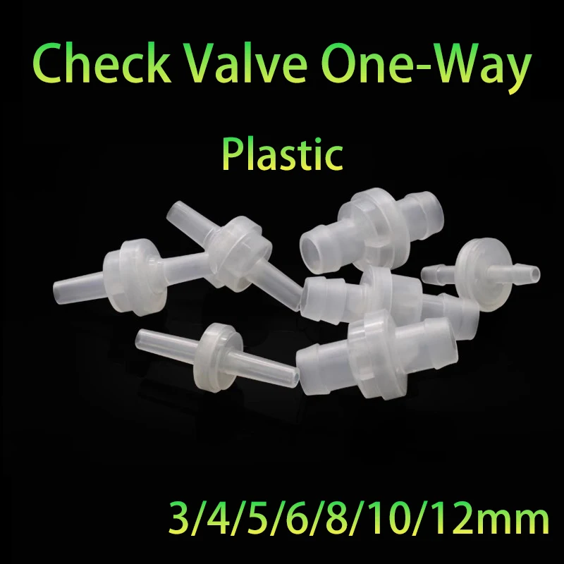 

Пластиковый обратный клапан, односторонняя пагода, линейная обратная пробка для газа, жидкой воды, жидкости, диаметр 3/4/5/6/8/10/12 мм, устойчивая к озону