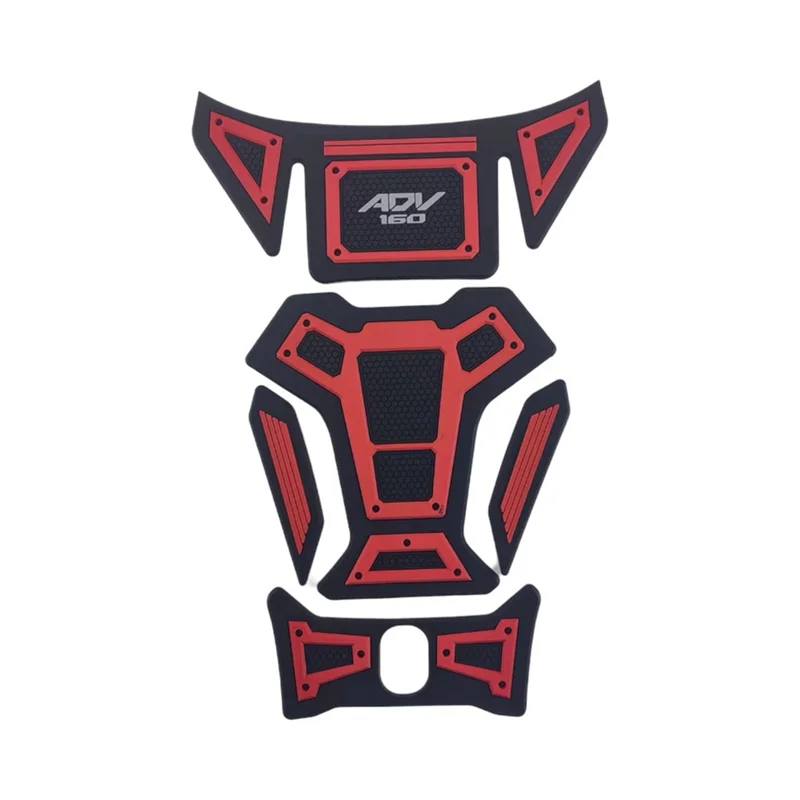 A42M-For Honda ADV160 2022 2023 2024 خزان للدراجة النارية وسادة واقية ملصق مائي قبضة الركبة الغاز وسادة تثبيت