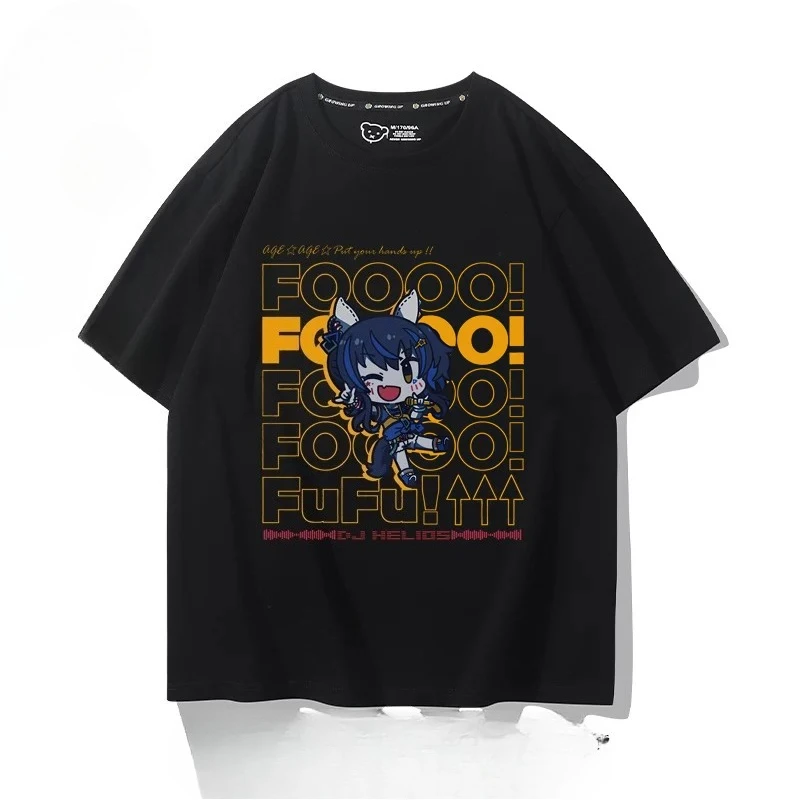 Anime Umamusume: Pretty Derby Agnes Tachyon T-shirt Short Sleeve Cosplay Costume Student Fashion Casual Tee Cotton Harajuku Tops