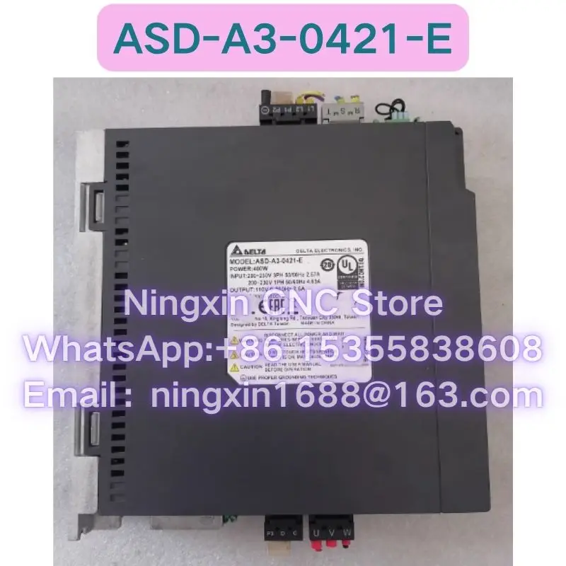 Second-hand ASD-A3-0421-E servo drive Functional test OK Fast delivery