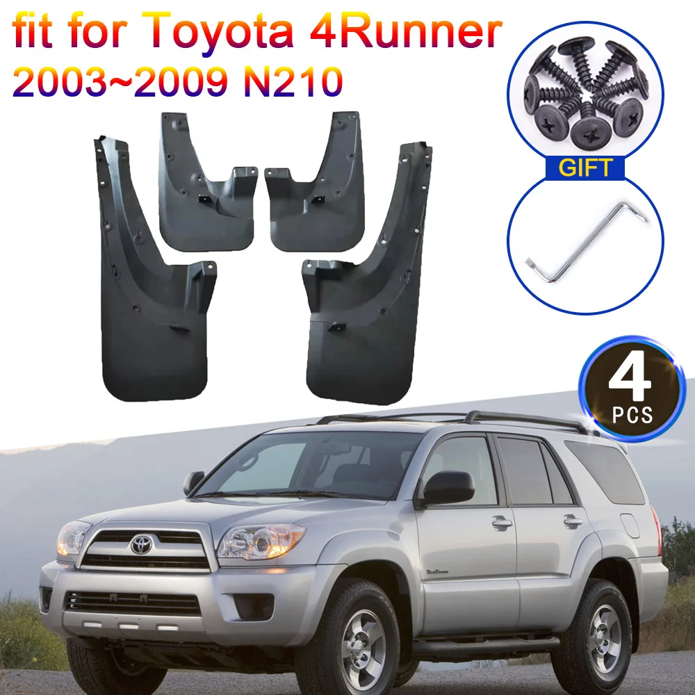 for Toyota 4Runner 2003 2004 2005 2006 2007 2008 2009 N21 Mudguards Fender Flare Rear Mud Flaps Guard Splash Fenders Accessories