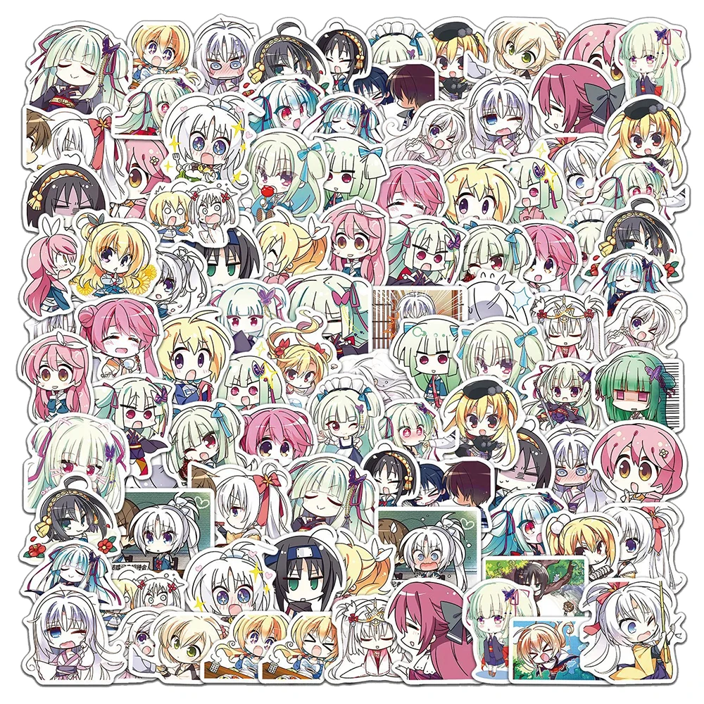 10/30/53PCS Senren Banka Stickers Anime Beautiful Girl Game Sticker DIY Laptop Phone Car Bike Skateboard Waterproof Decals Toys