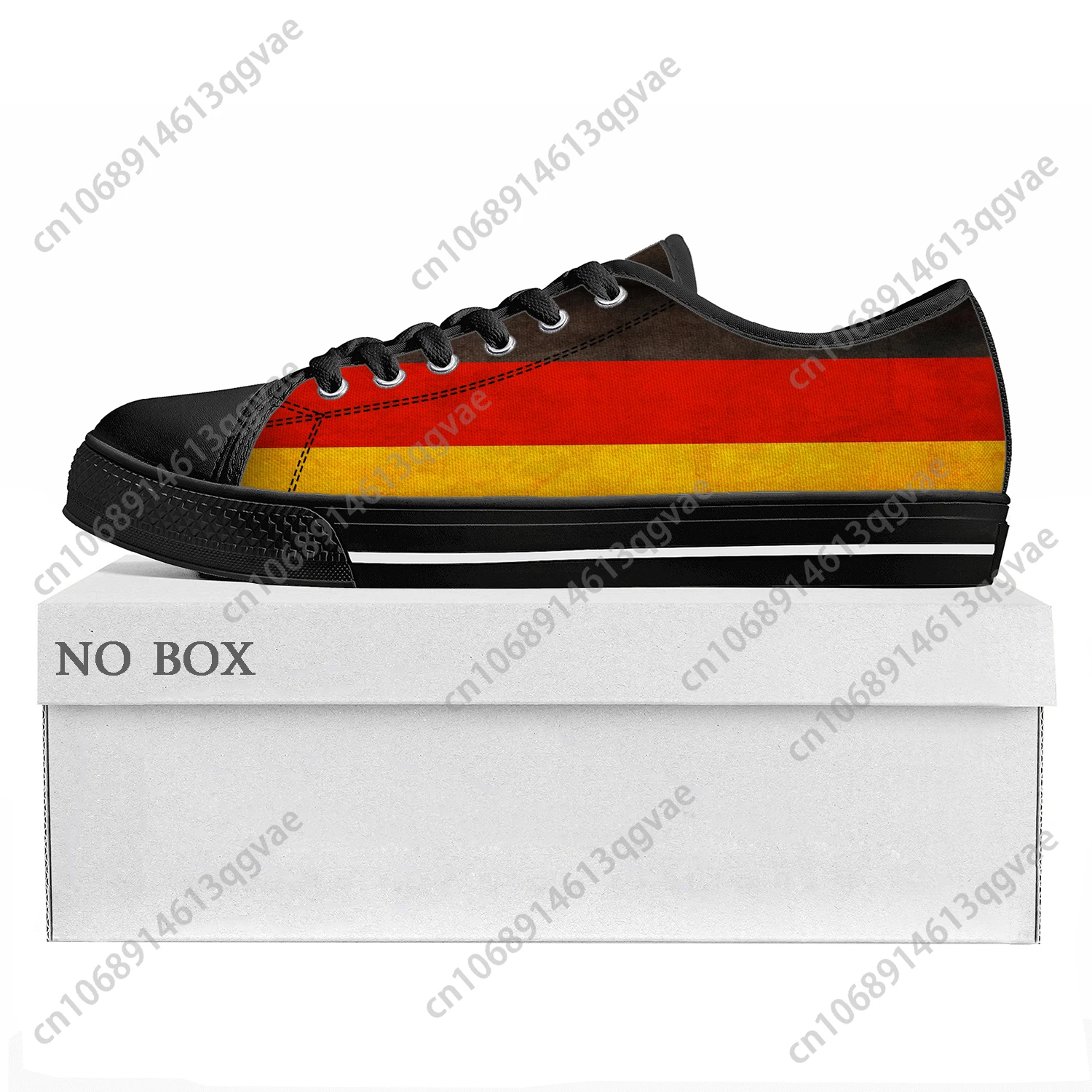 German Flag Low Top High Quality Sneakers Mens Womens Teenager Canvas Sneaker Germany Prode Casual Couple Shoes Custom Shoe