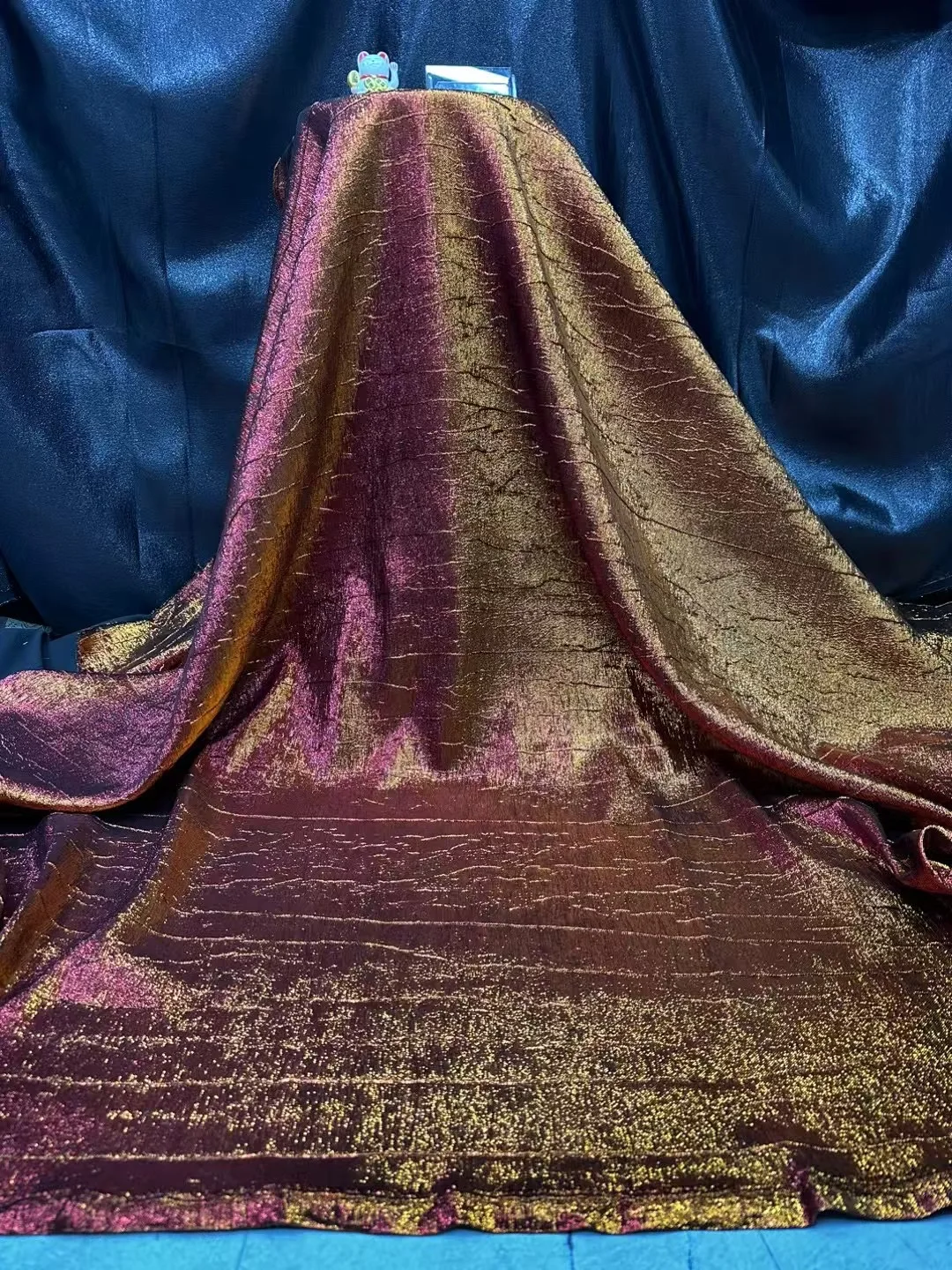 

African Jacquard French Gilded Lace Nigerian Brocade Lace Fabric Evening Party Dresses High Quality for Women Sewing HCW6293