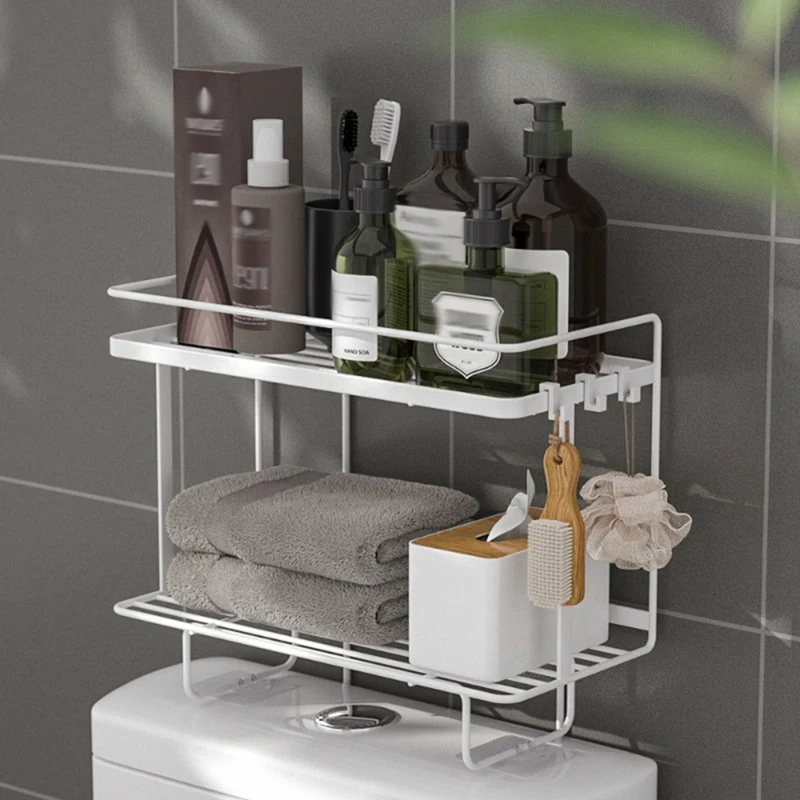 

Over The Toilet Storage Rack Free Punching Multifunctional Storage Rack Bathroom Toilet Above Rack