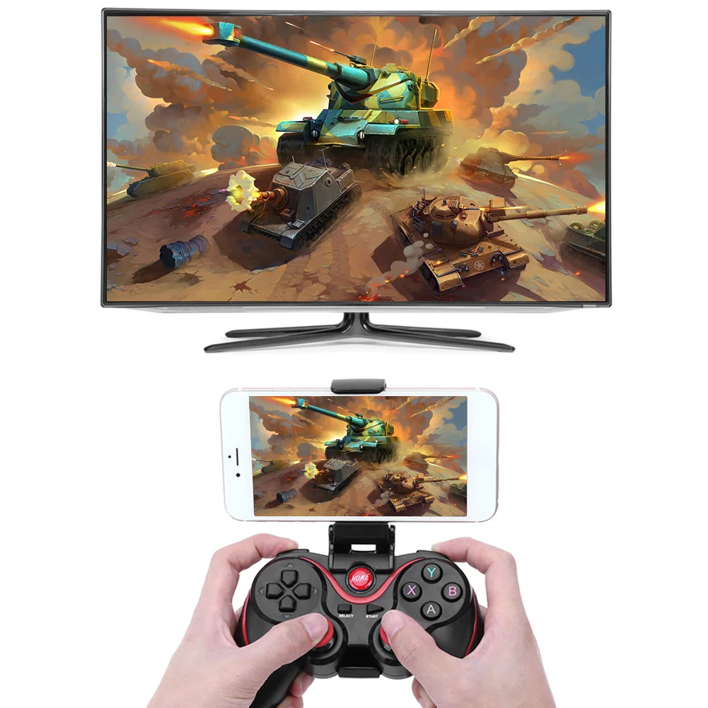 

Electronic Machine Accessories Bluetooth-compatible Controllers Wireless Gamepad Tablet Phone Holders Support Joysticks