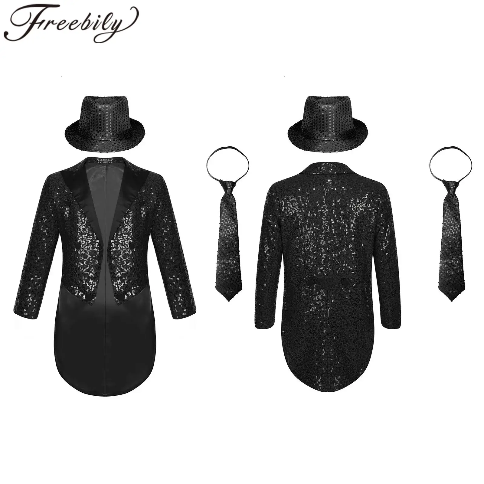 חליפות למסיבת ילדים עם פנינים, בלייזרים דיסקו ג'אז, תחפושת קאובוי פרינס קוספליי, מעילים טוקסידו לביצועים רוק