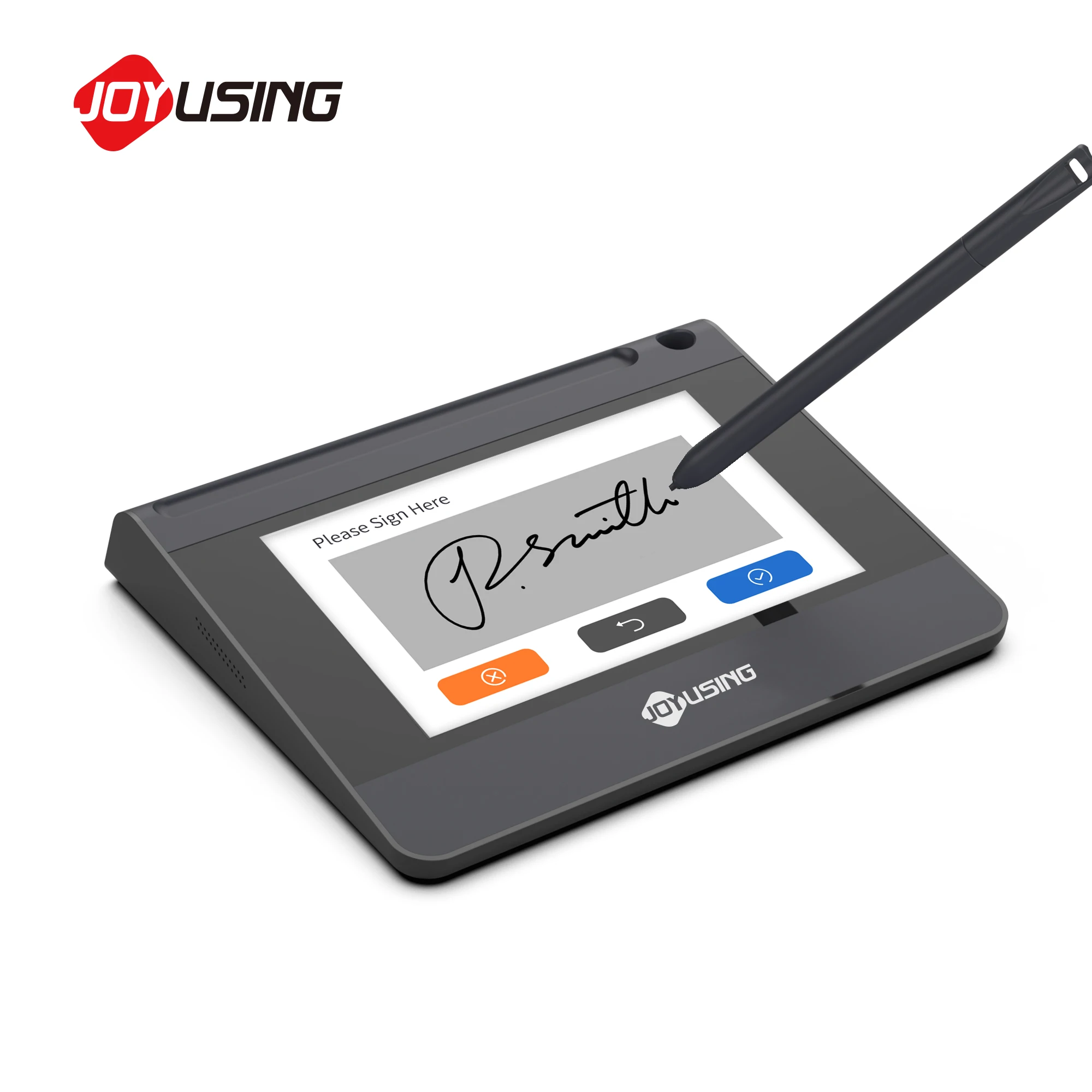 Tablet Graphic Tablet Pressure Battery-free Stylus 5 Inch Digital Signature Tablet Compatible with Window/Mac/Linux/Android