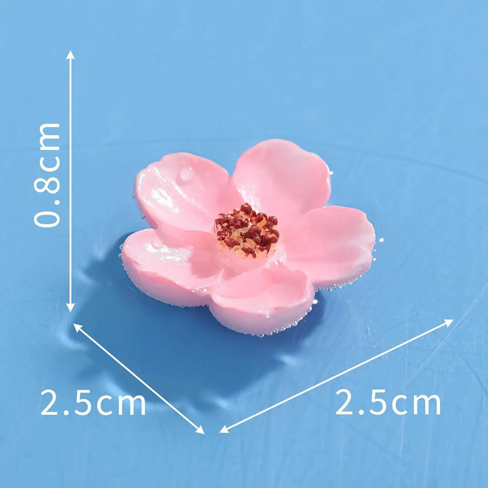 Bee Water Feeder Set Floating Resin Flower Insect Drinking Station Cute Weather-Resistant for Garden Decor Bee Watering Station