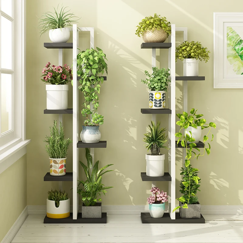 Esthetiek Balkon Plant Display Plank Minimalistische Mode Moderne Plantenstandaard Scandinavische Decoratie Estanteria Plantas Meubels