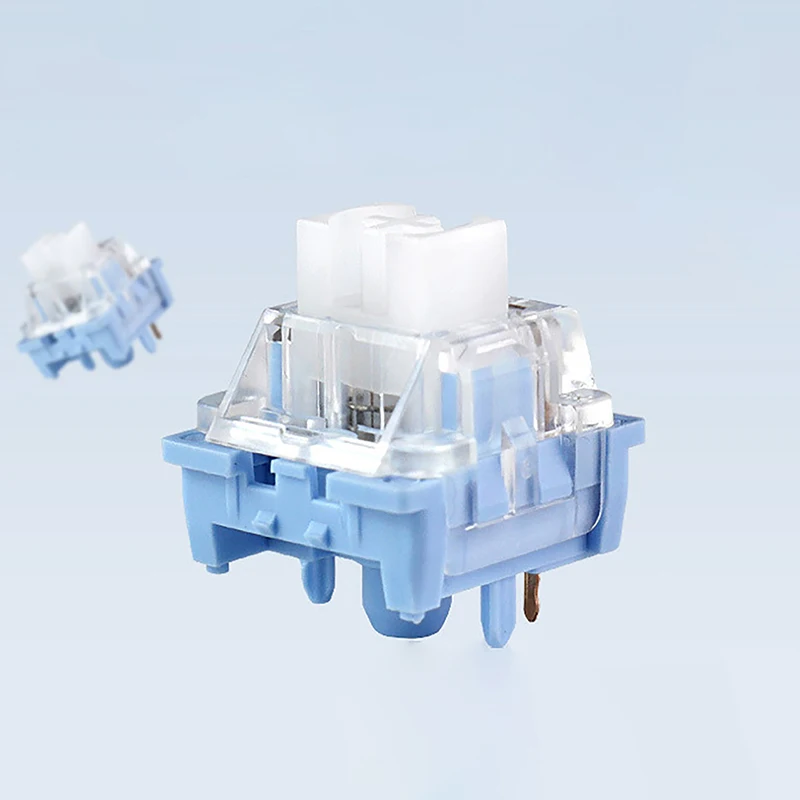 푸른 하늘 및 흰 구름 스위치, 5 핀 45gf 촉각 스위치, 방진 스템, MX 정비사와 호환 가능, 10-60 개