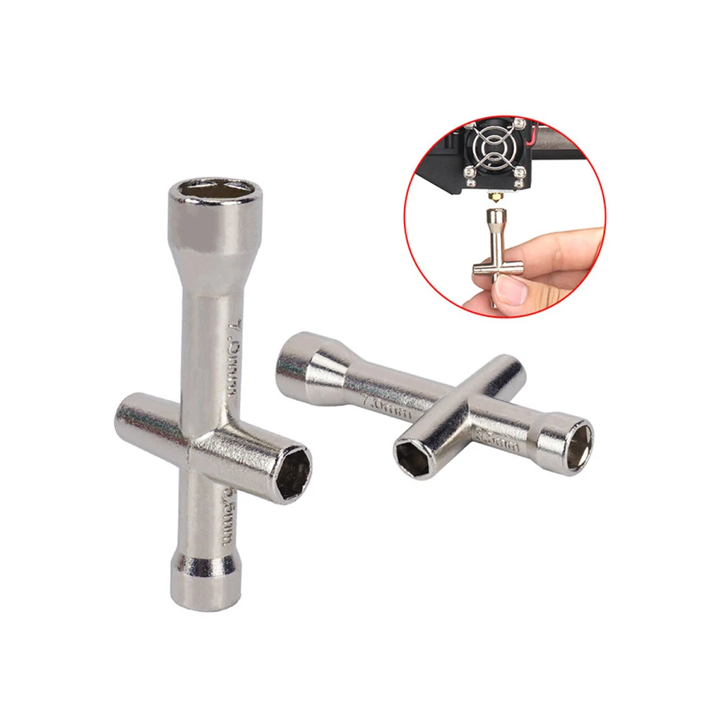 Creality Schraubenschlüssel 5 IN 1 3D-Drucker Druckerwerkzeuge Schraubenschlüssel Bleiben 6 mm bis 20 mm Stahlschraubenschlüssel flach für Ender 3 E3D MK8 MK10 – Detail 5