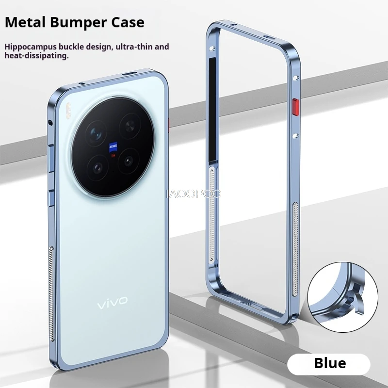 

Ultra Thin Aluminum Frame Metal Bumper Case For VIVO X200 X300 Ultra Pro X300s X200s X200FE X300FE Y300GT Y200GT IQOO 15 13