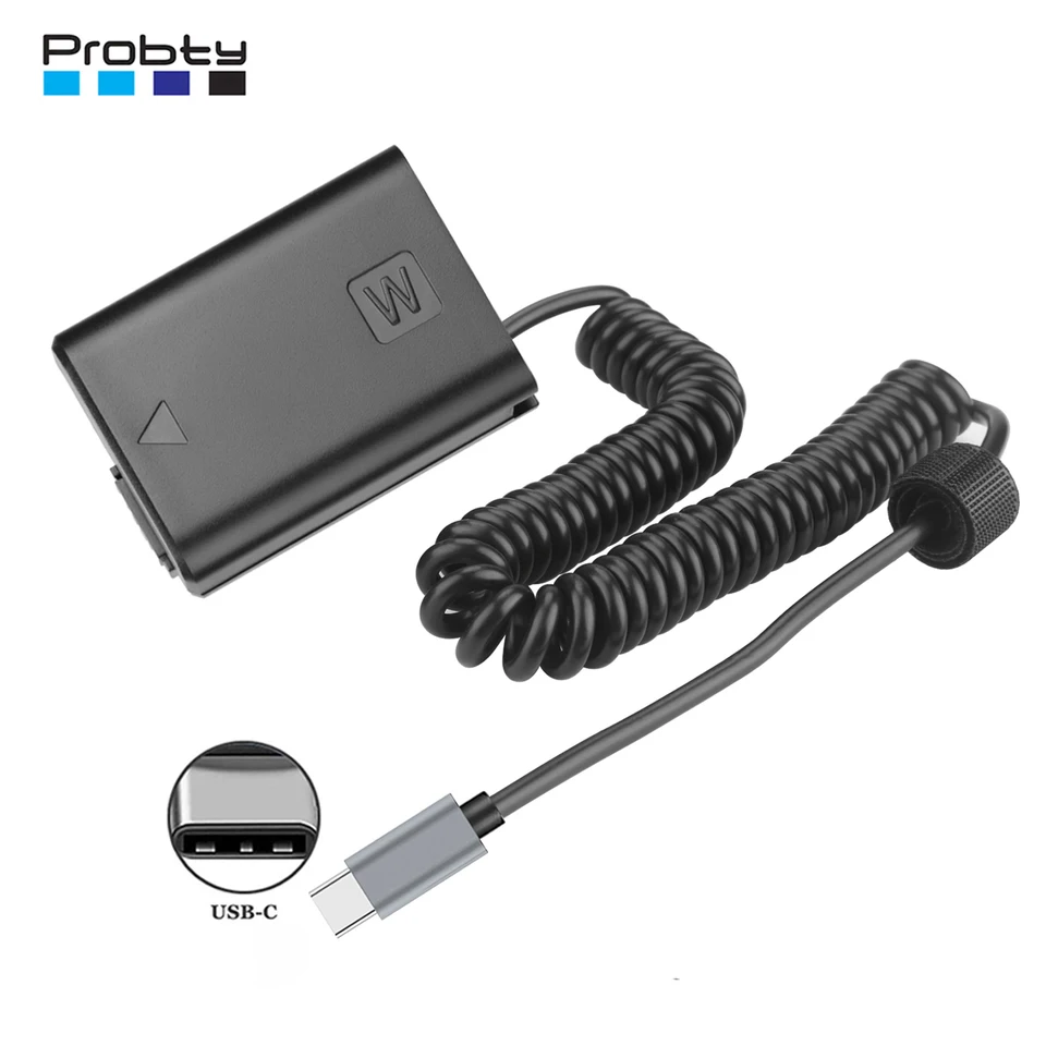 USB-C NP-FW50 Dummy Battery for Sony A6400