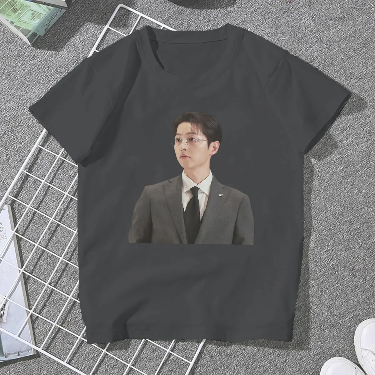 Women Song Joong-ki as Jin Do-joon T Shirt Reborn Rich Pure Cotton Clothes Fashion Short Sleeve Round Collar Tee Shirt Present