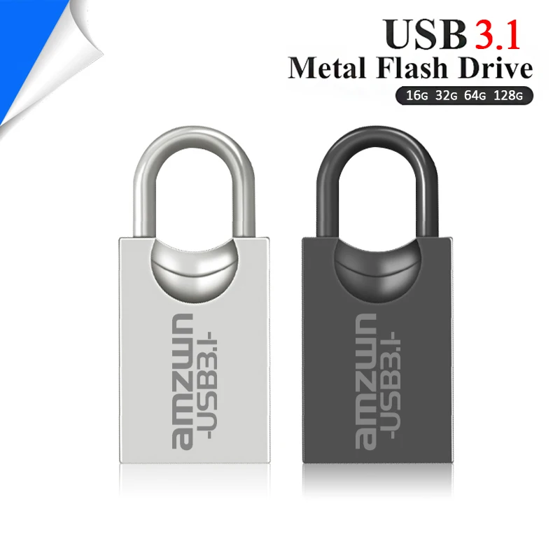 

Мини-флеш-накопитель USB 3,1, 128 ГБ/64 ГБ/32 ГБ/16 ГБ, супер USB3.1, высокоскоростная флэш-накопитель, металлический флэш-накопитель, USB-накопитель