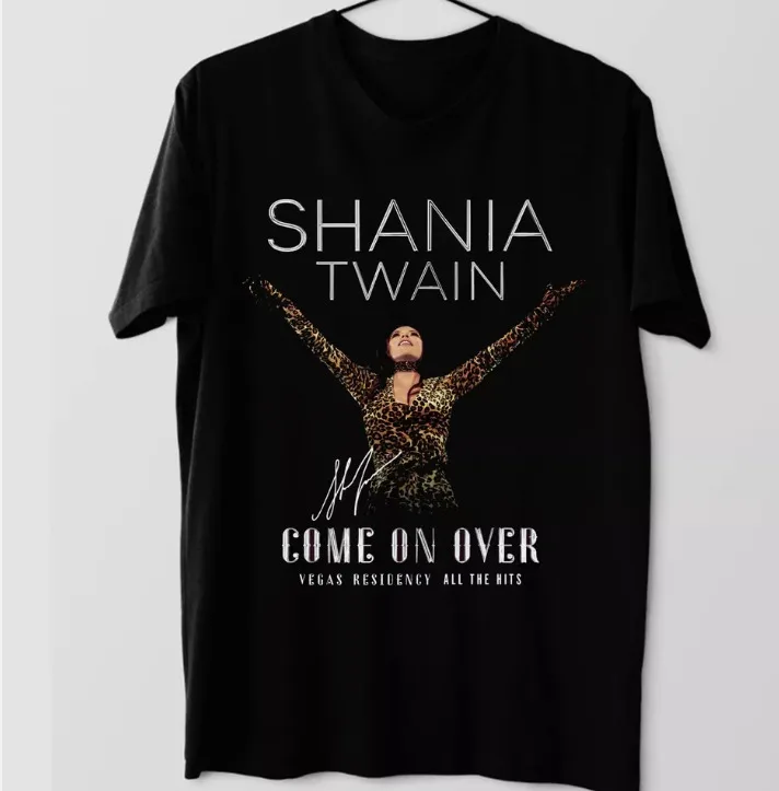 New Popular Shania Twain Come On Over T Shirt Cotton Men