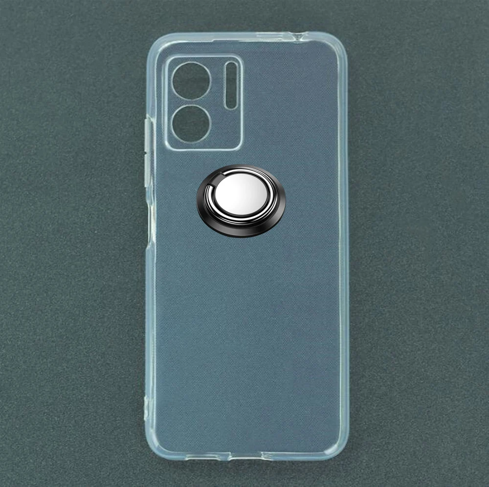 Shockproof Hard Case For Doogee N50 N50S 6.52" 2023 Doogee N 50 N50 Soft Silicone Ring Folding Holder Bracket Stand Cover