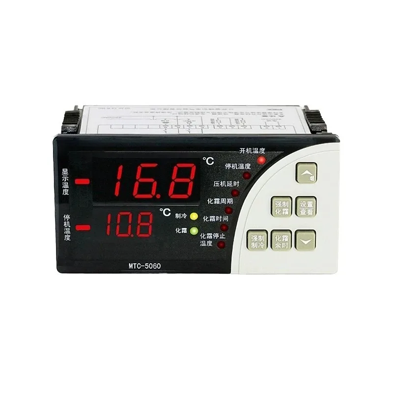 Jingchuang temperature control MTC5060/5080 cold storage temperature controller refrigeration and defrosting with probe