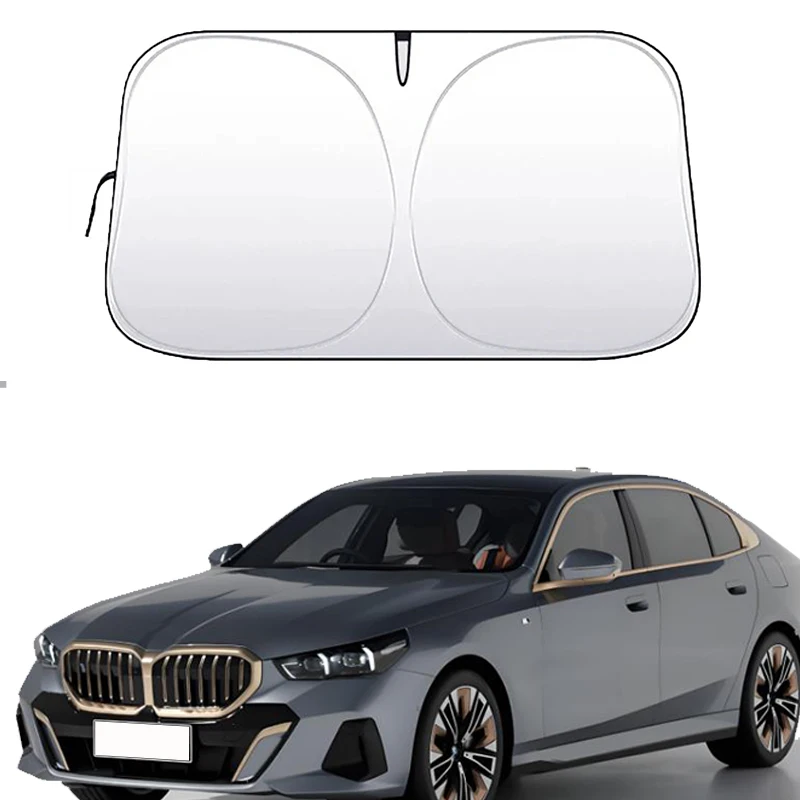 

Folding Car Window Sunshade Cover Sun Shade Windshield Visor Protector Windscreen For BMW 5 Series E60 E61 F07 G30 G31 F90