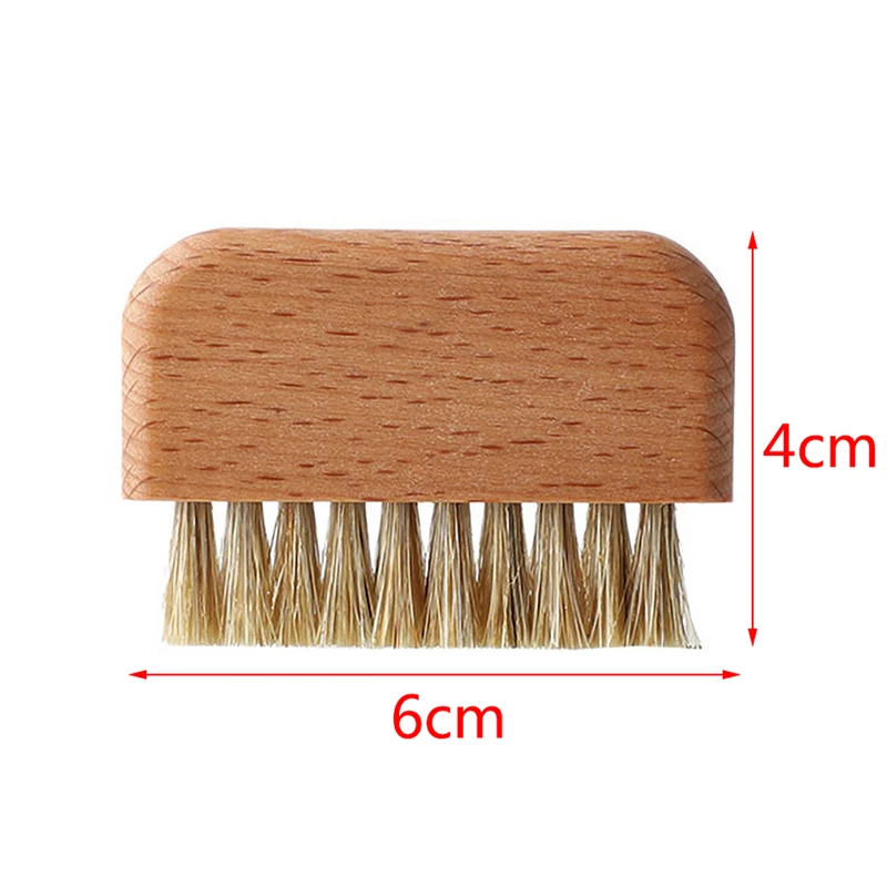 Natural Bristle Wood Nail Brush Foot Dead Skin Grinding Scrubbing Tools Nail Art Accessories Cleaning Brush Manicure Supplies