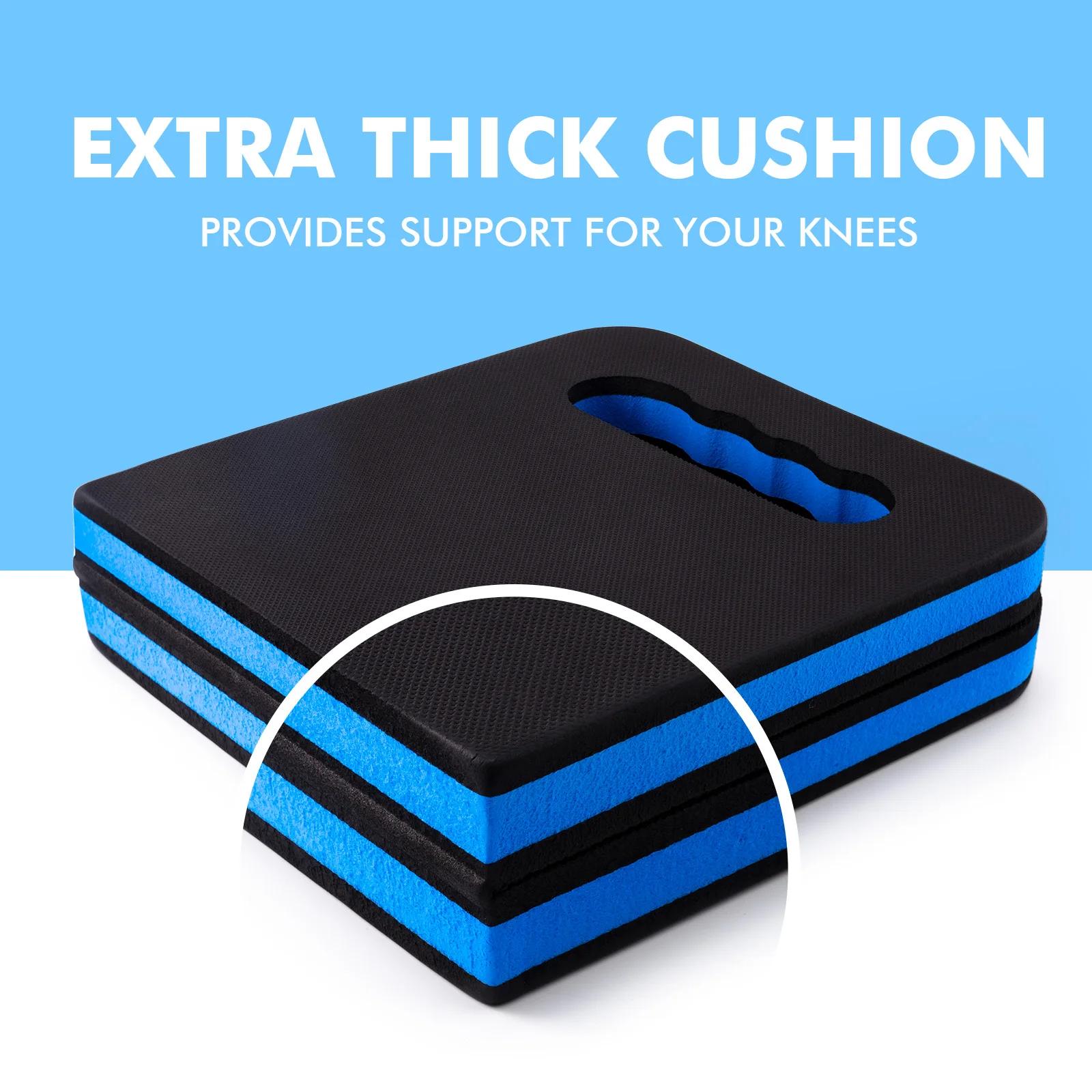 EHDIS 2/6-Layer Portable EVA Foam Kneeling Pads for Auto Repair Fixing Car Wrap Film Lying Mat Waterproof Camping Rest Cushion