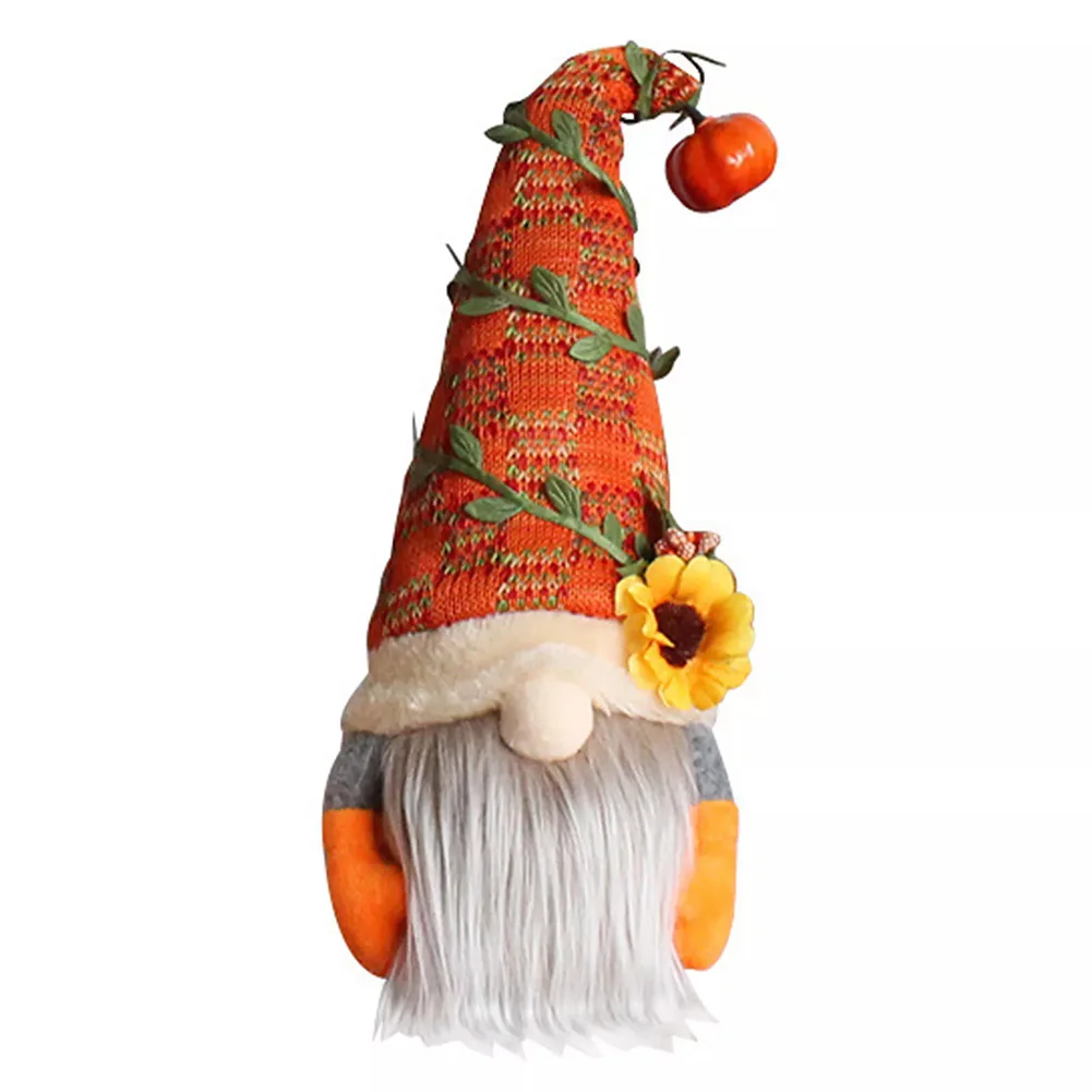 Dwarf Faceless Doll Harvest Festival Decoration Indoor Outdoor Use Versatile Decoration Whimsical Design Centerpiece Ornament