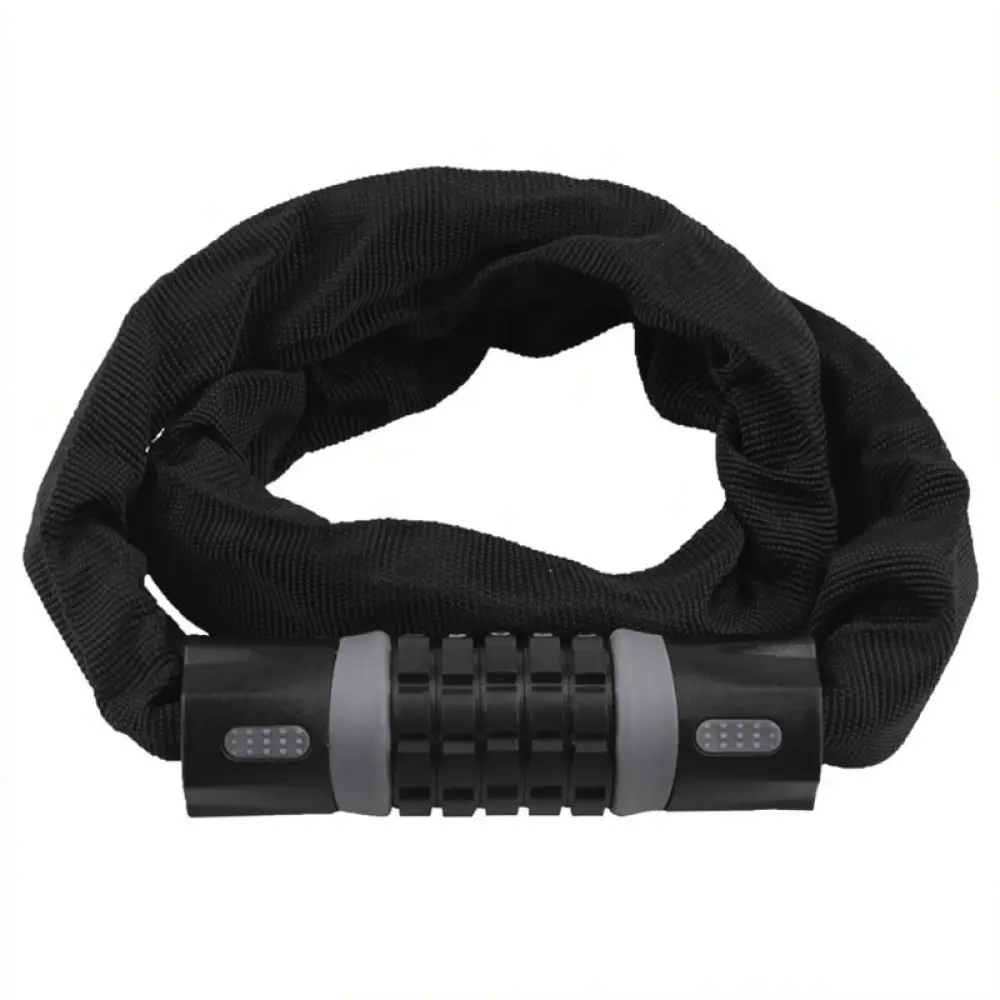 Portable Bike Security Chain Lock 5 Digit Combination Code Metal Cable For Road Mountain Bicycles Motorcycle Accessories