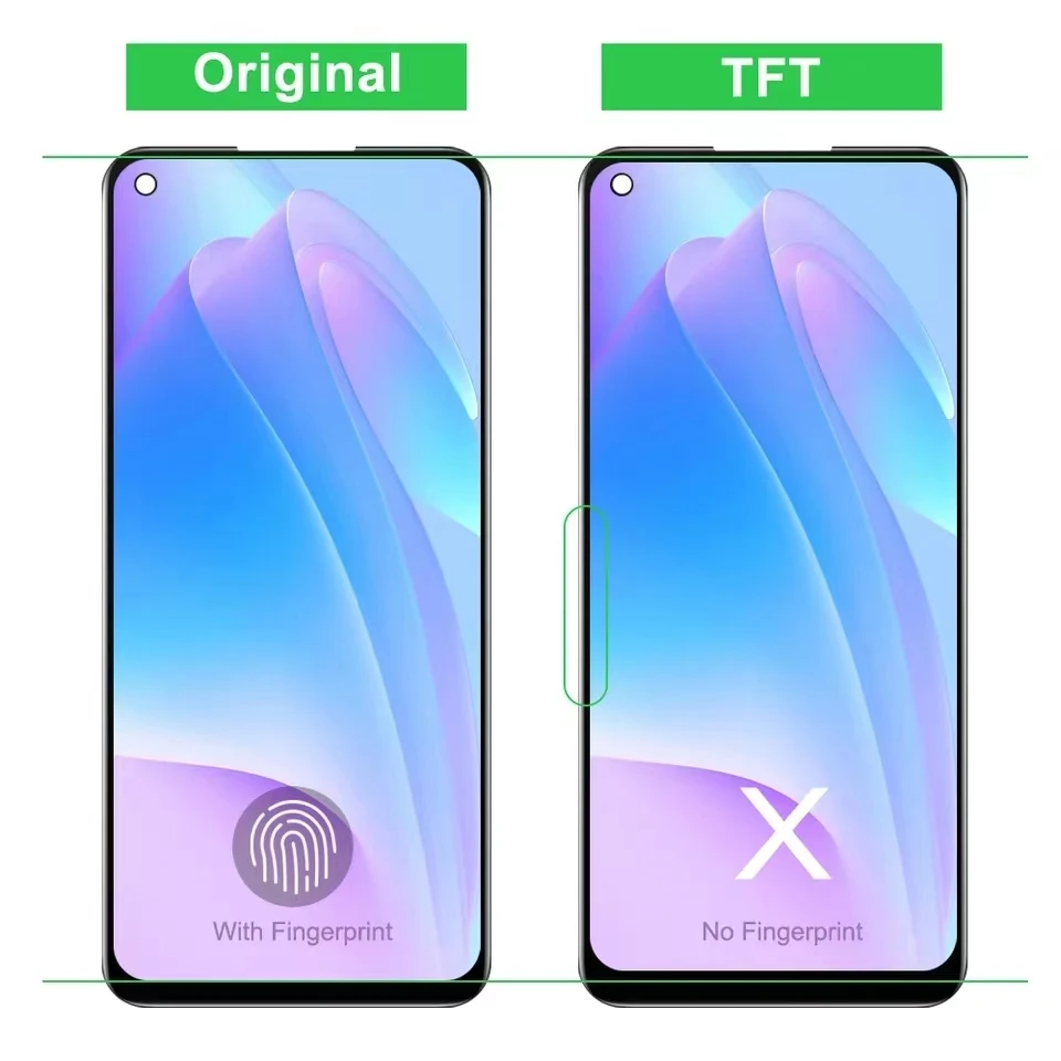 Imagem -06 - Original Amoled Lcd Display Touch Screen Digitizer Apto para Oneplus Nord ce 5g Iv2201 Eb2101 Eb2103