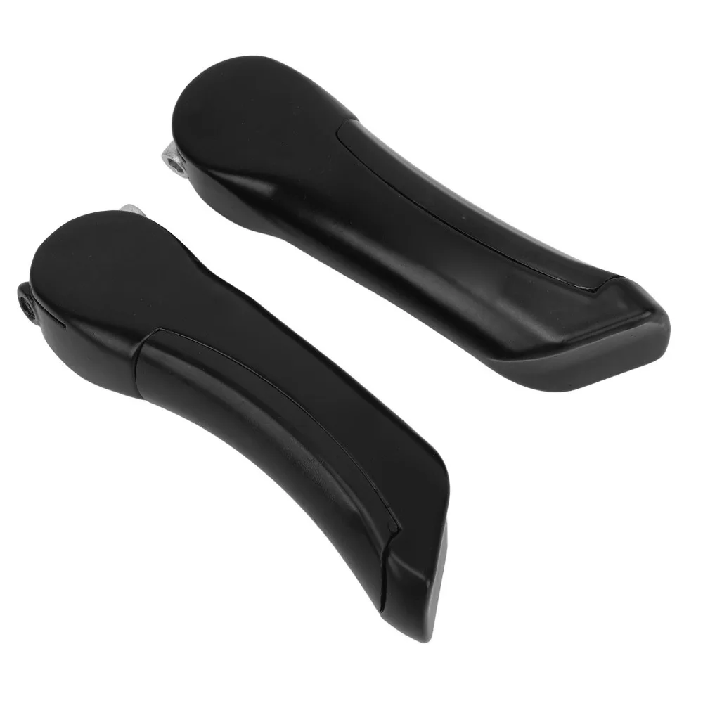 2Pcs Aluminum Alloy Bike Handlebar Ends 22.2mm Black Bike Handle Bar Ends Ergonomic Lightweight Mountain Bike Handlebar Ends