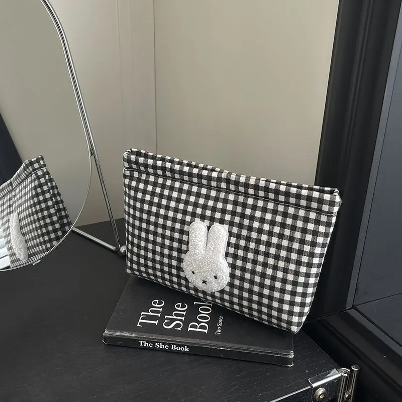 New Miffy Cute Kawaii High-Value Gift Makeup Bag Two-Dimensional Cartoon Creative Student Large Capacity Stationery Storage Bag
