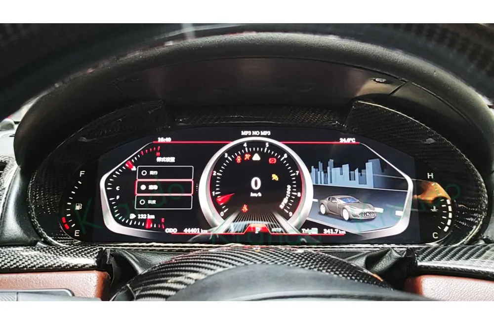 

12,3-дюймовый цифровой кластер приборов для Maserati Granturismo GT 2008-2020, автомобильный ЖК-дисплей, панель приборной панели, виртуальный автомобильный спидометр